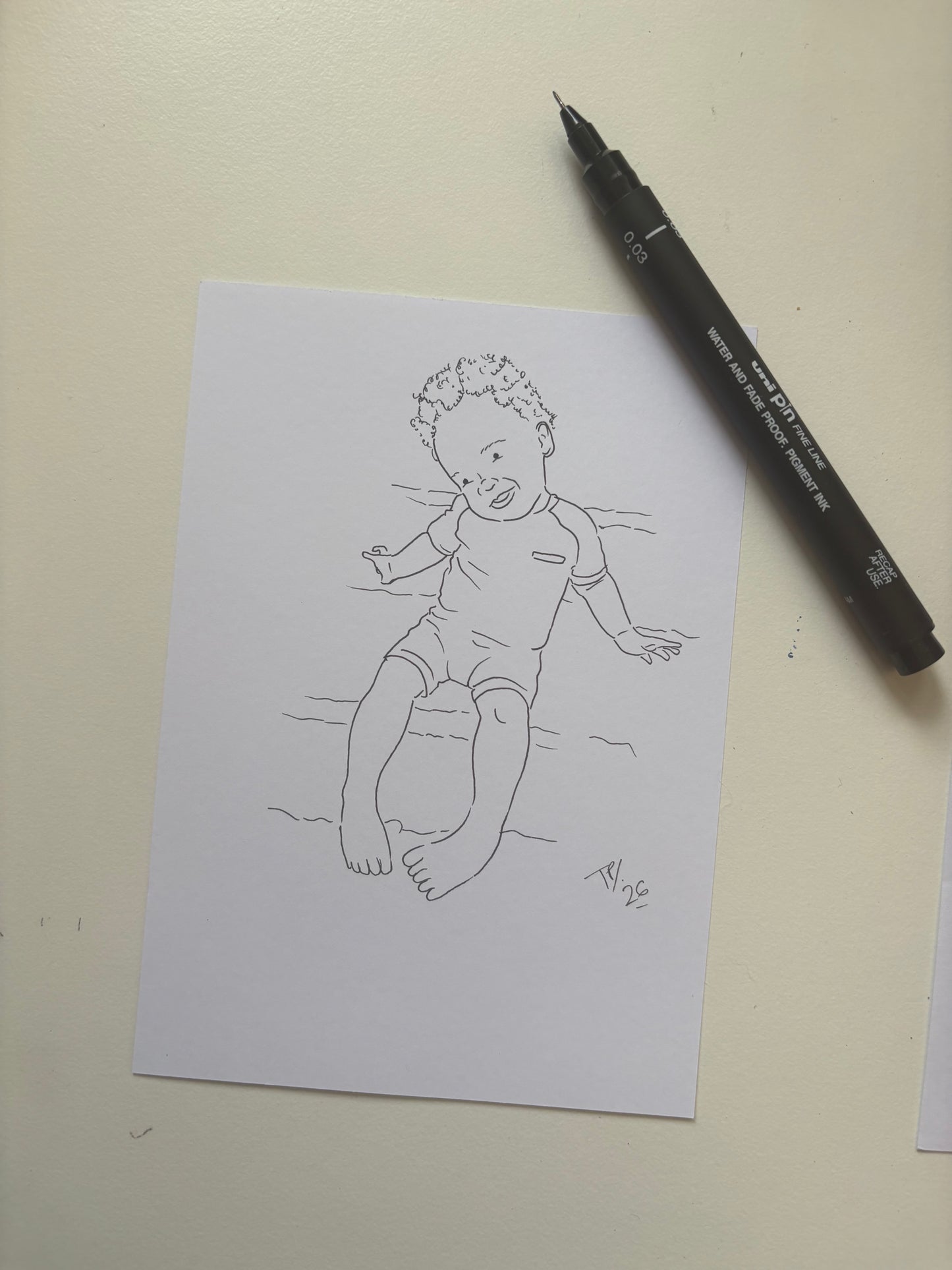 A6 Line Art Illustrations