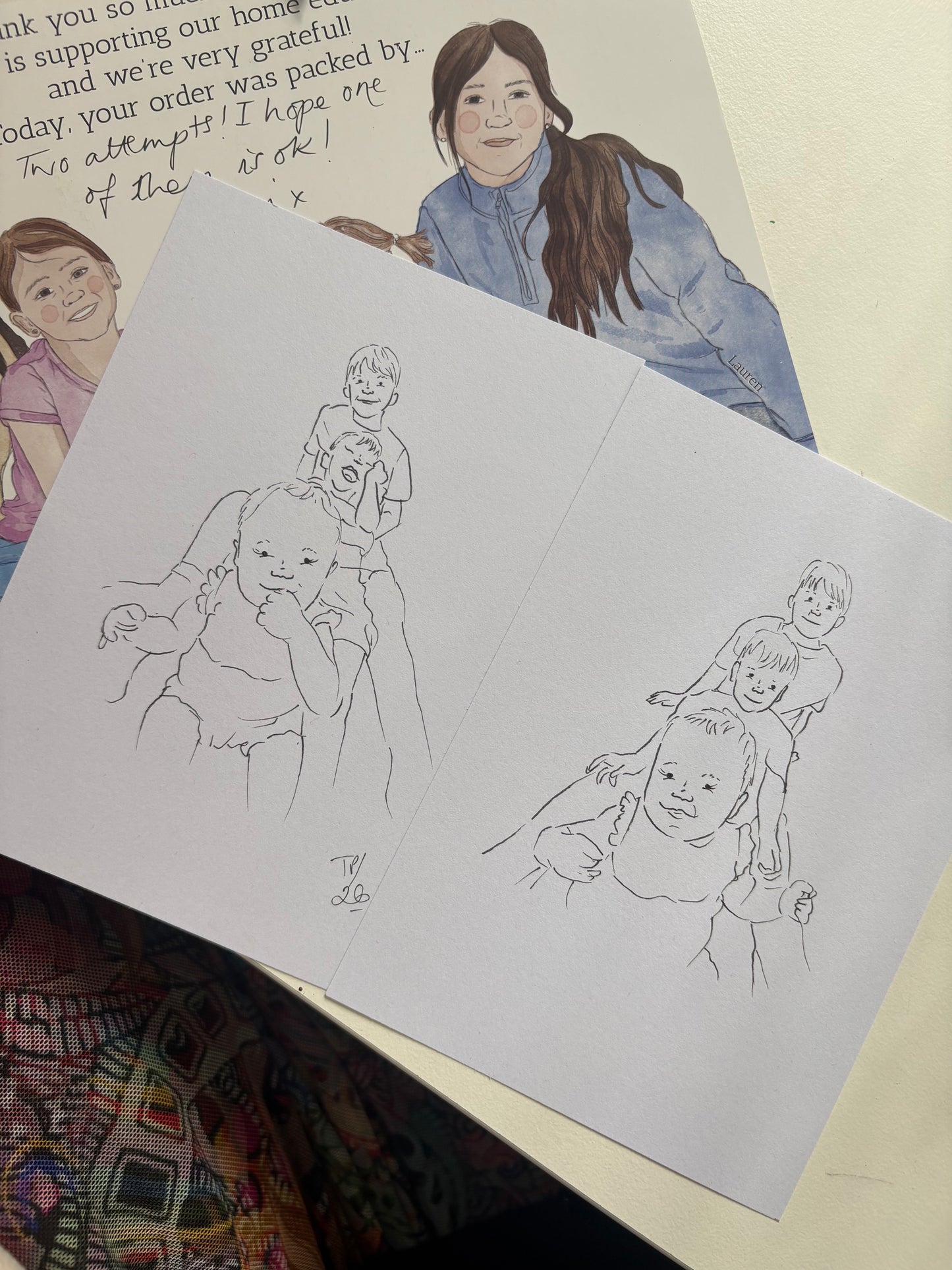 A6 Line Art Illustrations